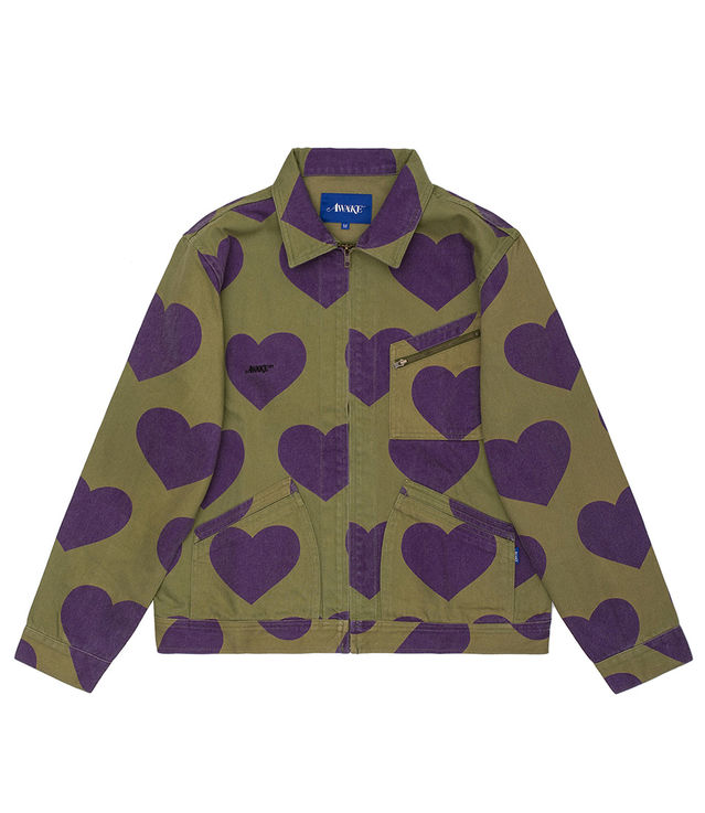 ジャケット・アウター awake ny hearts harrington jacket Shop Awake NY Hearts Harrington Jacket Army at itk online store