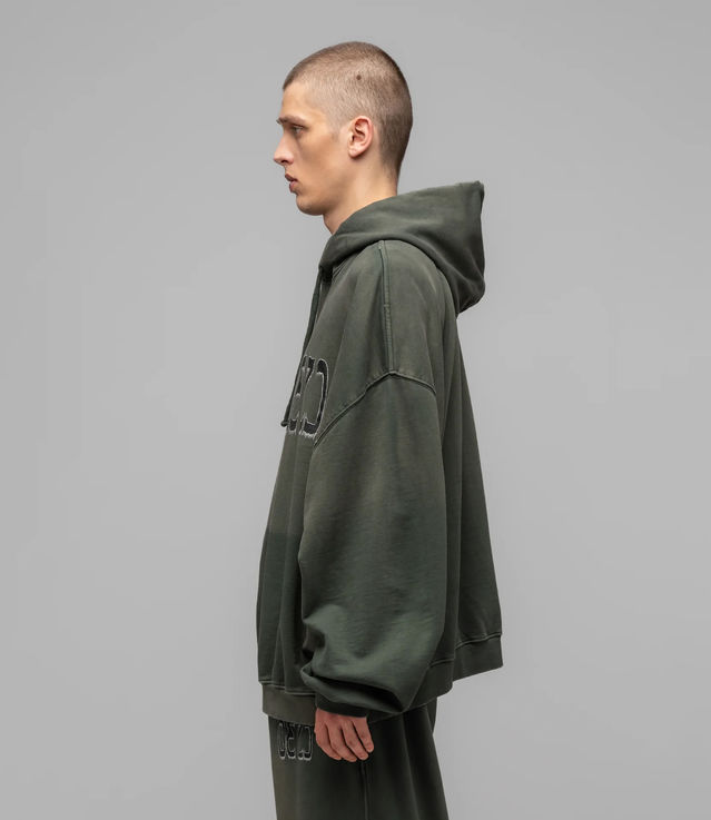 ★032c★ U SPLICED BUBBLE HOODIE FADED OLIVE DRAB SPLICED BU cd2ec77902c8b91a575057ab1e58cf
