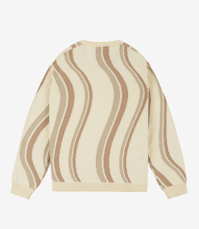 Shop Dime Lightwave Knit Cardigan Cream at itk online store