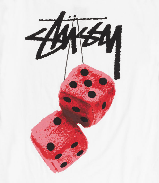 【Stussy】◆Fuzzy Dice T-Shirt White◆大人気・関税込◆ Shop Stussy Fuzzy Dice Tee Black at itk online store