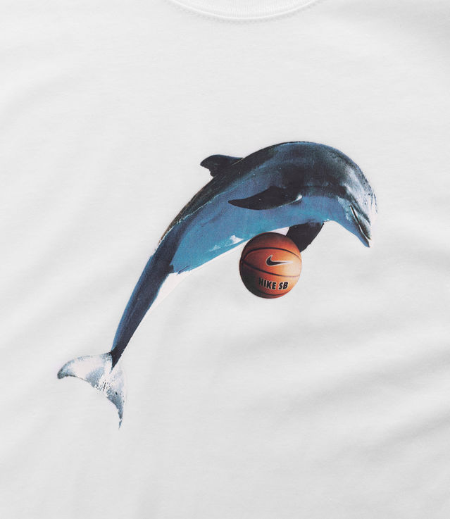 Nike SB Bernard Dolphin T-Shirt, White, DM6488-100