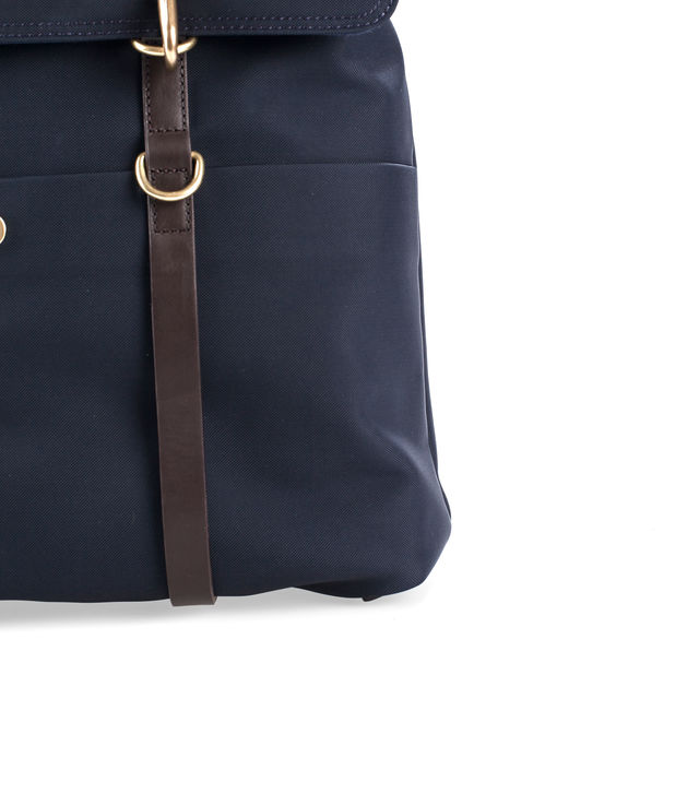 Shop Mismo Ms Backpack Navy/Dark brown at itk online store