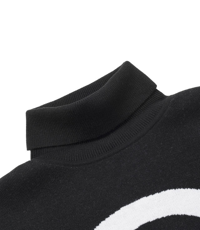 Gosha rubchinskiy black discount graphic knit turtleneck