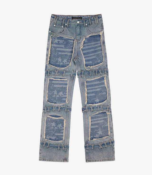 Shop Racer Worldwide Flag Jeans Denim at itk online store