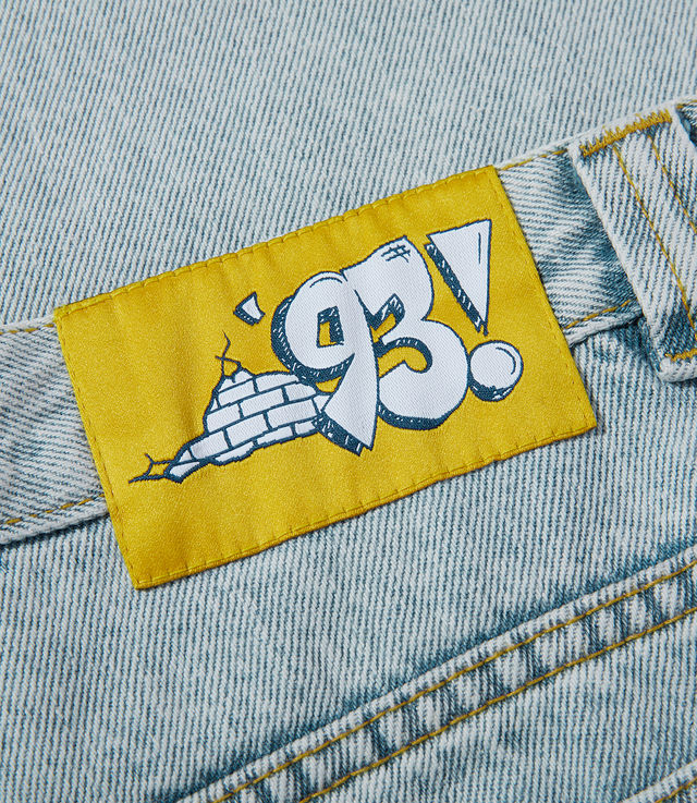 Shop Polar Skate Co '93 Denim Jeans Light Blue at itk online