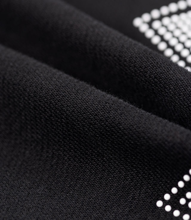 Shop Unknown London Cross Rhinestone Shorts Black/White at