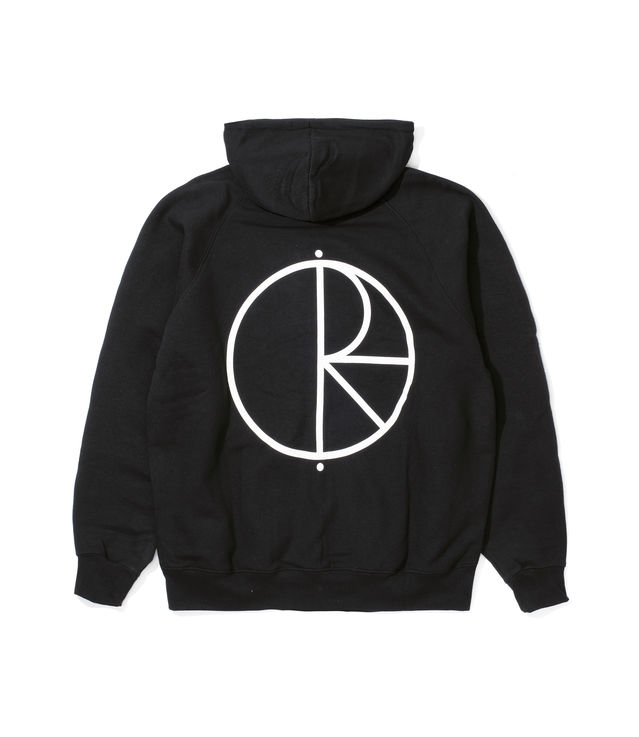 Shop Polar Skate Co Stroke Logo Zip Hoodie Black at itk