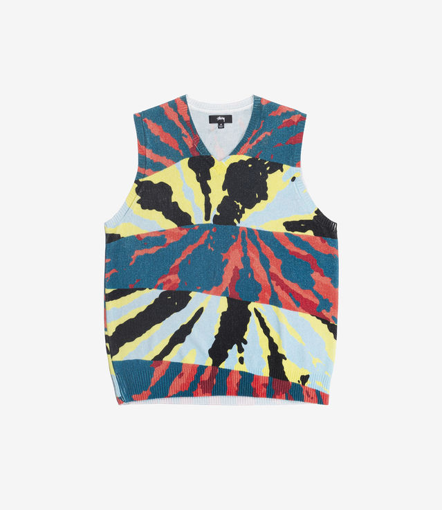 トップス STUSSY 23AW STACKED SWEATER VEST Stussy - Stacked Sweater
