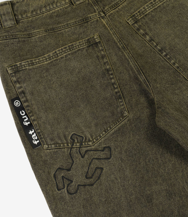 Shop FUC Fat Jeans Green at itk online store