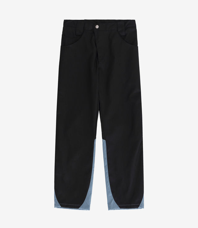 【AFFXWRKS】PANEL PANT Black/Blue Shop Affxwrks Panel Pant Cordura Ripstop Black/Service Blue