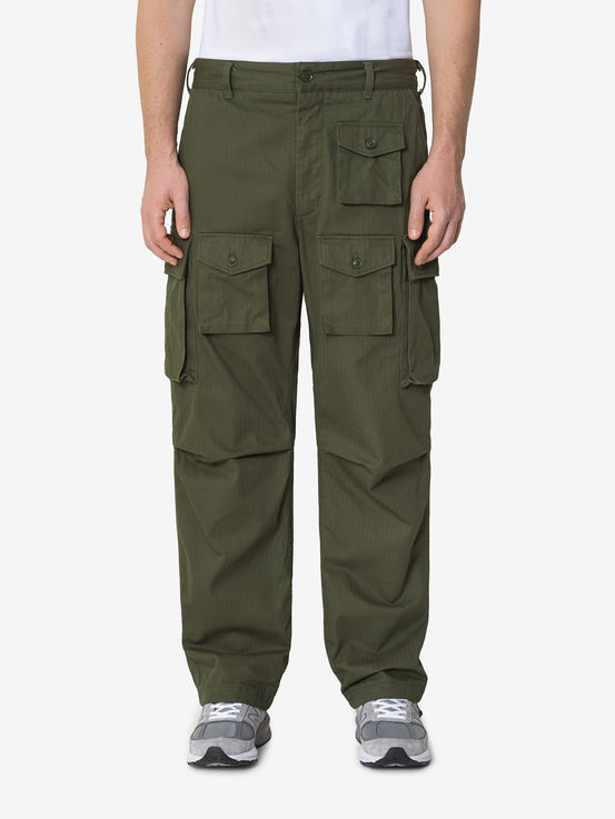 Shop Engineered Garments FA Pant 8W Corduroy Khaki at itk online store