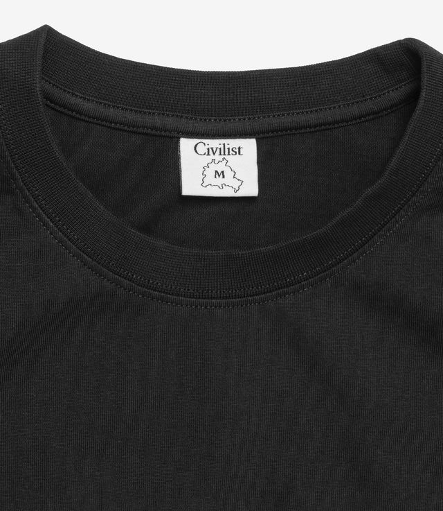 【CIVILIST】 Monochrome Tee - Black Civilist Monochrome T-Shirt - Black | Flatspot