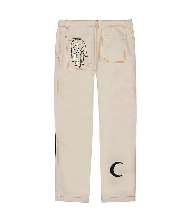 Shop Carne Bollente Sacrificial Spank Pant Beige at itk online store