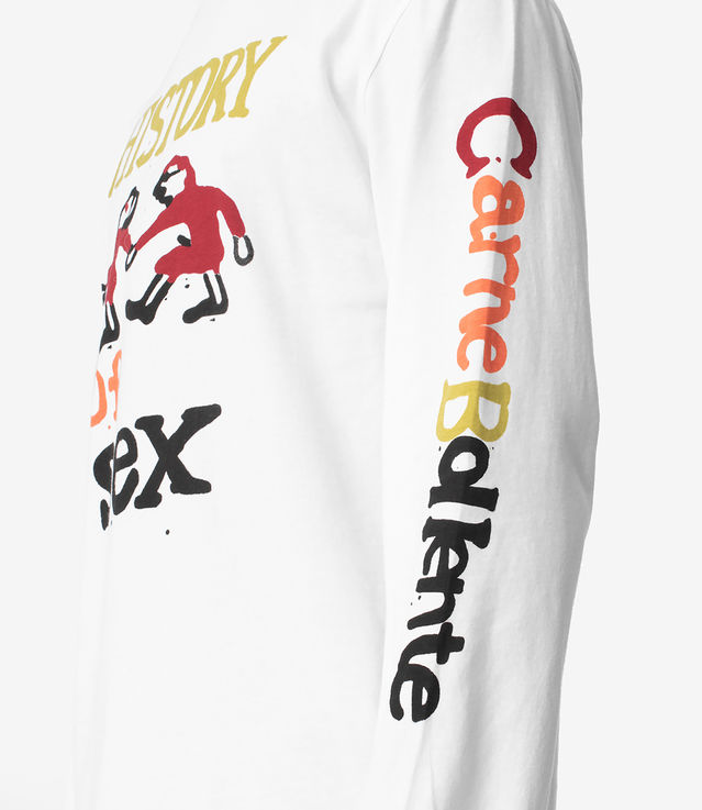 Shop Carne Bollente History Of Sex Longsleeve White At Itk Online Store 