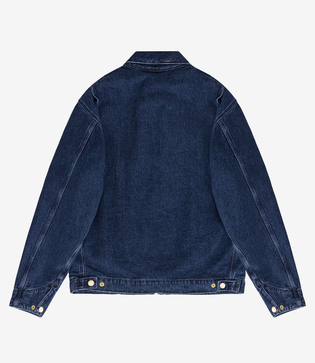 Shop Carhartt WIP Rider Jacket 'Smith' Denim Blue Stone Wash At Itk ...