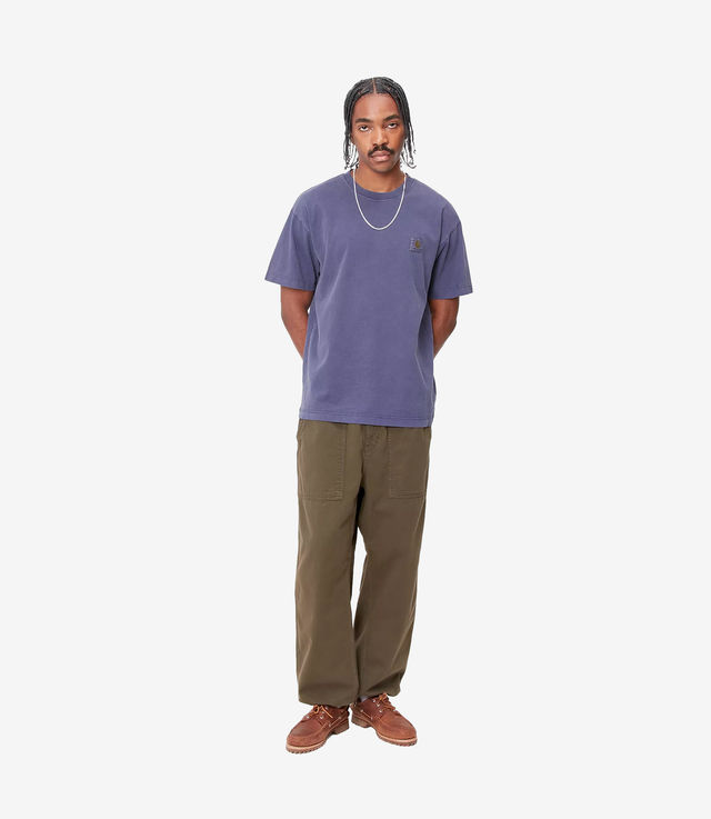 Shop Carhartt WIP S/S Vista T-Shirt Aura Garment Dyed at itk