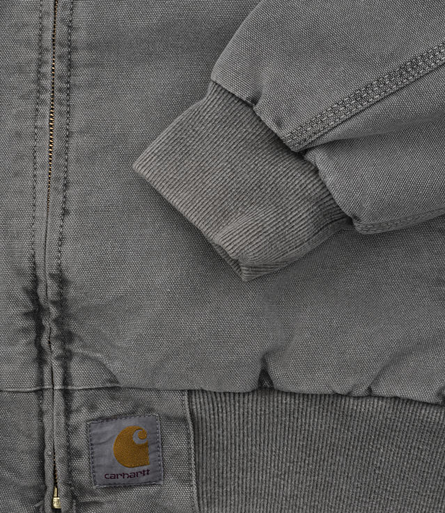 Shop Carhartt WIP OG Santa Fe Jacket 'Dearborn' Canvas Black