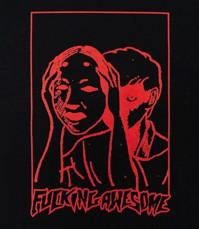 Shop Fucking Awesome The Veiled Dragon T-Shirt Black at itk