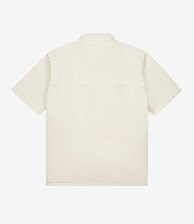 Shop Arte Antwerp Peter Detail Pocket Shirt Cream at itk online store