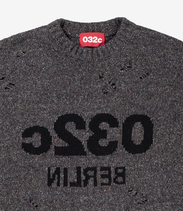 トップス 032c destroyed knit 032c destroyed knit