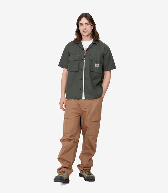 Carhartt WIP Wynton Shirt Jura/Yucca Stone Washed | M