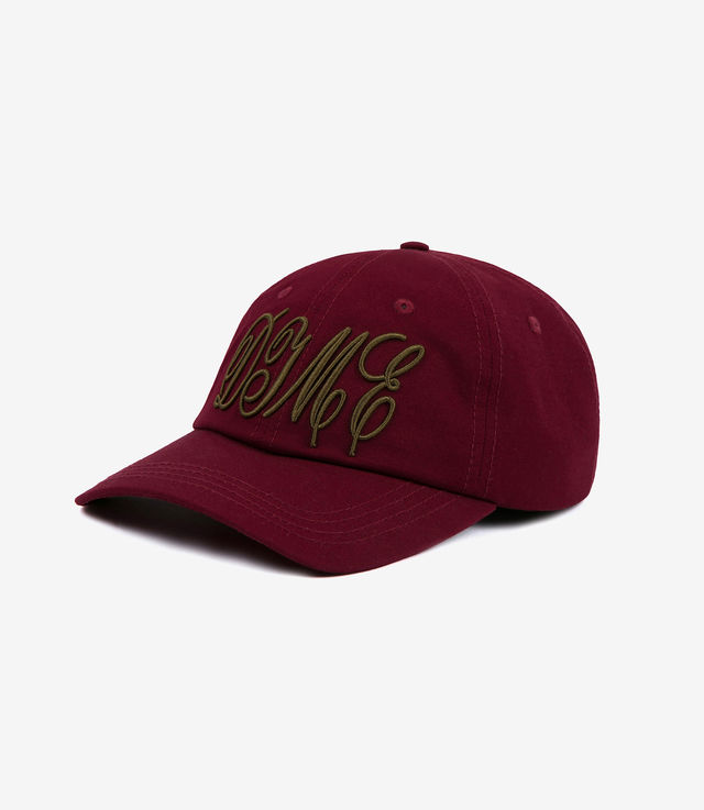 Shop Dime Cursive 3D Font Cap Burgundy at itk online store