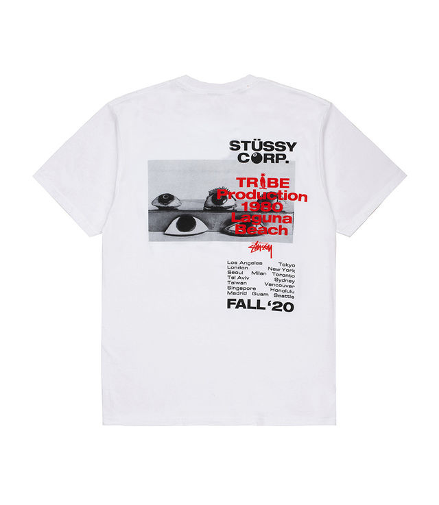 Shop Stussy Tribe Tee White at itk online store