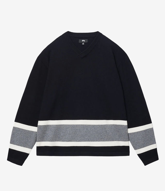 トップス STUSSY HOCKEY SWEATER Stüssy Stussy Hockey Sweater | REVERSIBLE