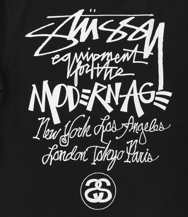 Shop Stussy Modern Age Tee Black at itk online store