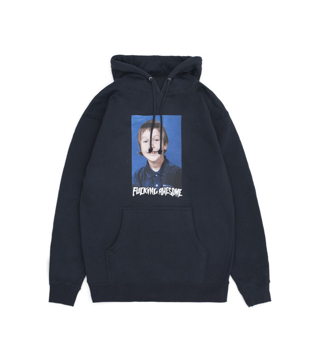 Shop Fucking Awesome Elijah Class Photo Hoodie Navy at itk