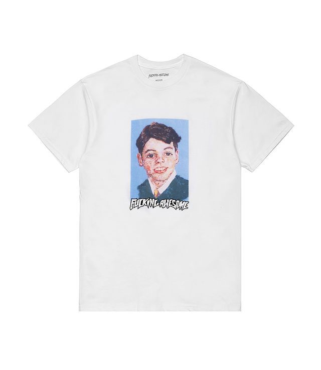 Shop Fucking Awesome Gino Felt Class Photo Tee White at itk online 
