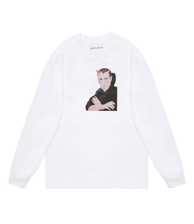 【FA】Fucking Awesome Charlie Babylon LS Tee Shop Fucking Awesome Charlie Babylon Longsleeve White at itk