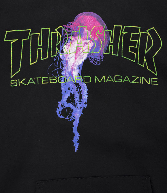 Shop Thrasher Atlantic Drift Hood Black at itk online store