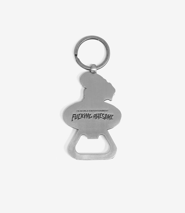 Shop Fucking Awesome Flea The World Bottle Keychain Stainless Steel at itk online store