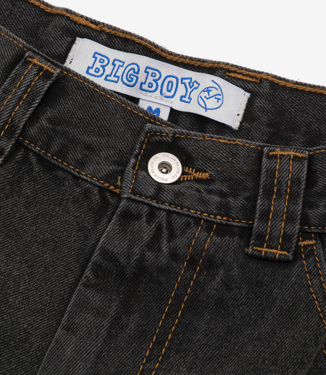 Shop Polar Skate Co Big Boy Jeans Washed Black at itk online store