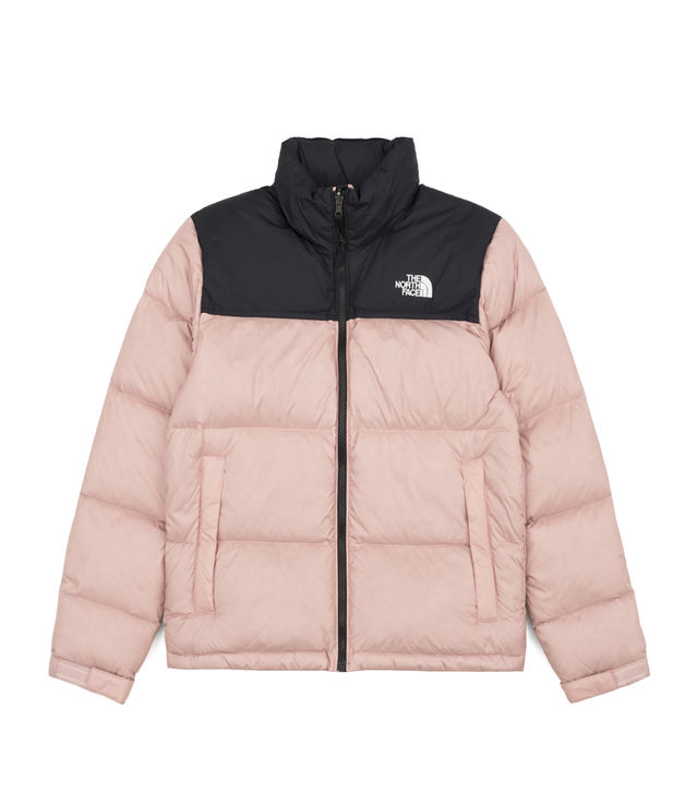 North face deals nuptse misty rose