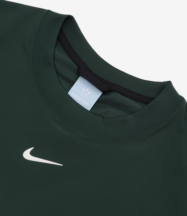 Shop Nike x Drake 'NOCTA' Long Sleeve Woven Crew Pro Green/Black