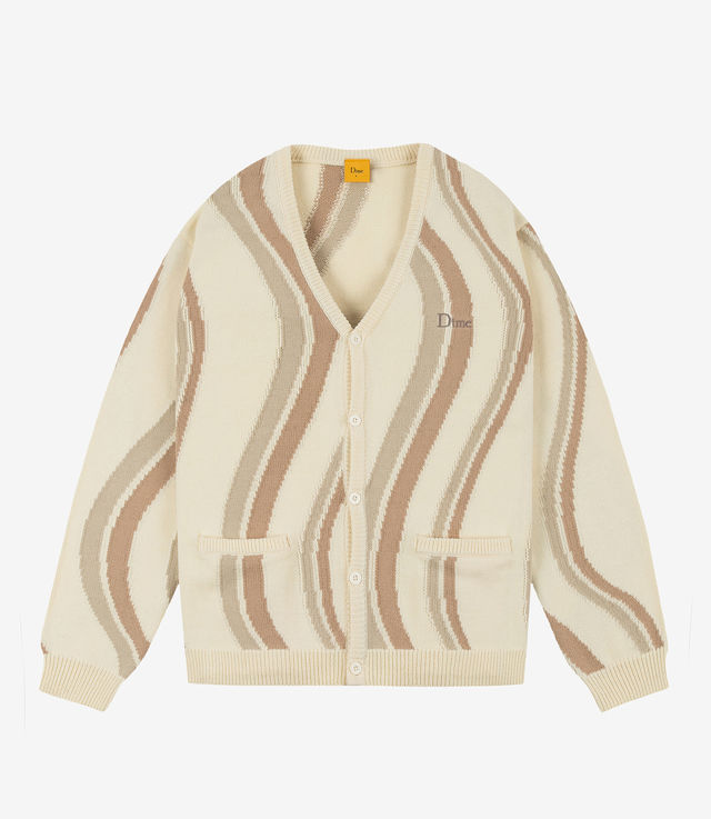 トップス DIME LIGHTWAVE KNIT CARDIGAN Shop Dime Lightwave Knit Cardigan Cream at itk online store