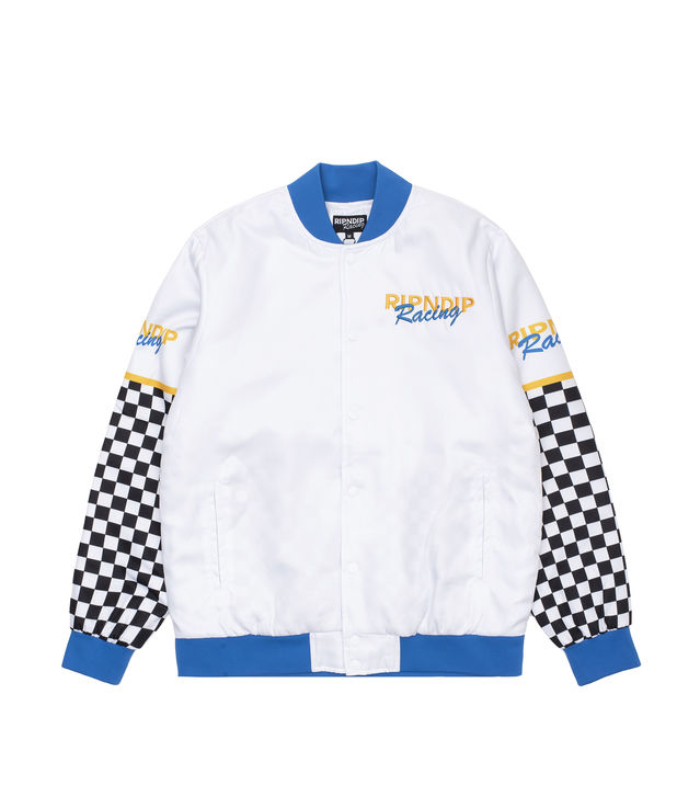 ジャケット・アウター RIPNDIP Wavy Varsity Jacket Куртка RIPNDIP RARI VARSITY JACKET BLACK от RIPNDIP найти и
