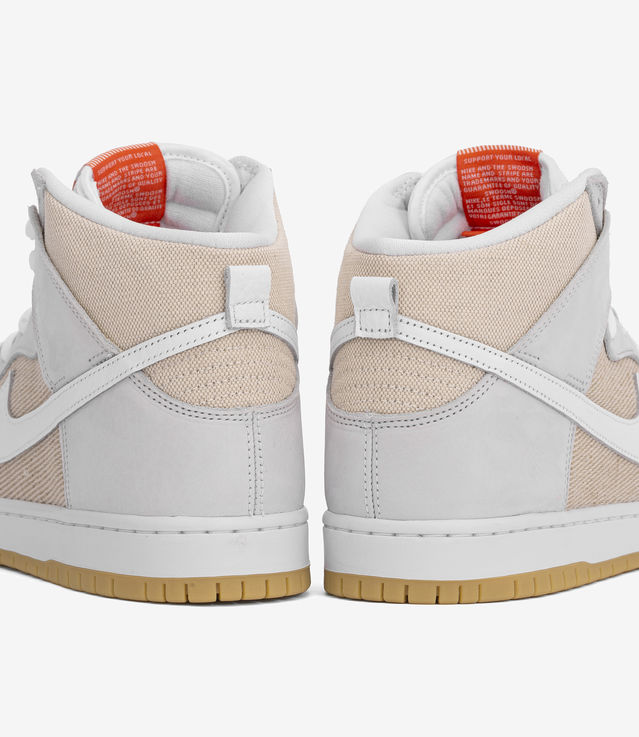 スニーカー Nike SB Dunk High Pro ISO Orange Label Unbleached Natural Shop Nike SB Dunk High Pro ISO Orange Label 'Unbleached