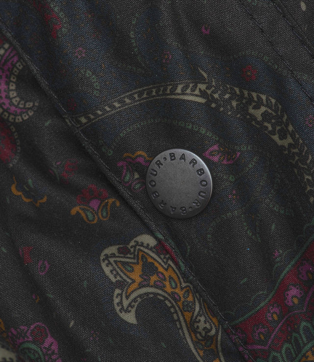 Shop Barbour x Noah Waxed Bedale Jacket Paisley at itk