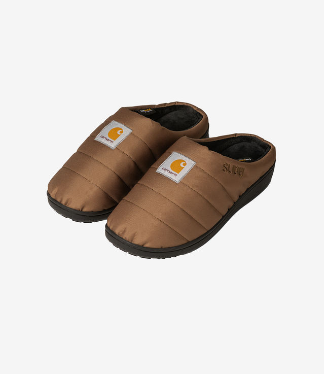 Shop Carhartt WIP x Subu Cordura© Slippers Hamilton Brown at