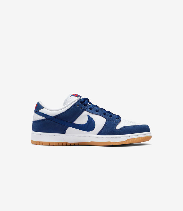 Shop Nike SB Dunk Low 'Los Angeles Dodgers' Deep Royal Blue at itk