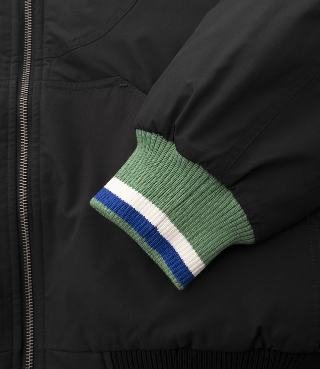 Shop Dime Velcro Patch Bomber Jacket Black at itk online store