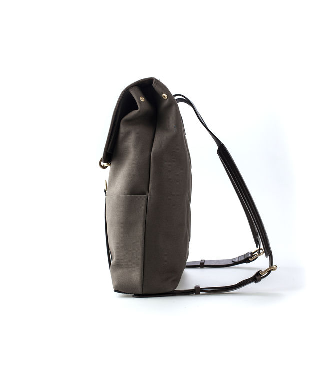 Shop Mismo Backpack Army/Dark brown at itk online store