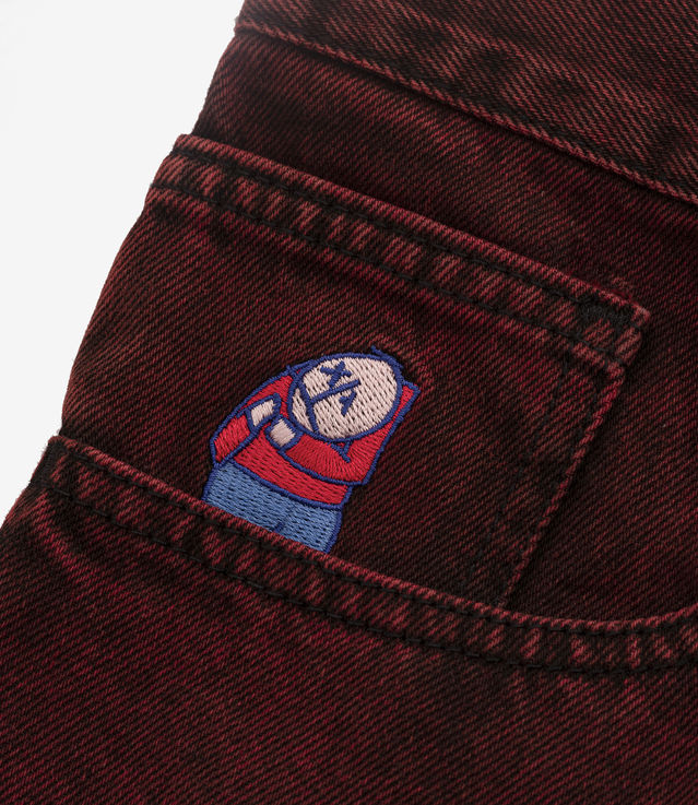 Shop Polar Skate Co Big Boy Jeans Red/Black at itk online store