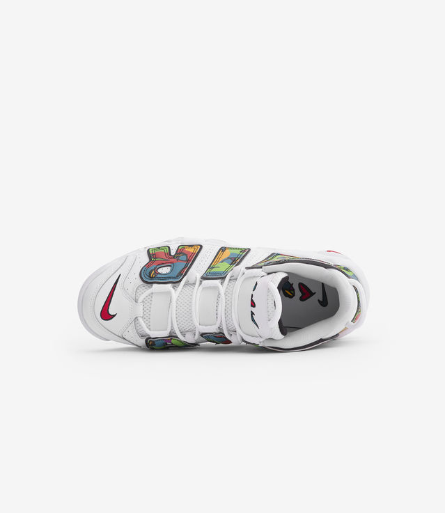 Shop Nike Air More Uptempo 'Peace, Love, Swoosh' White at