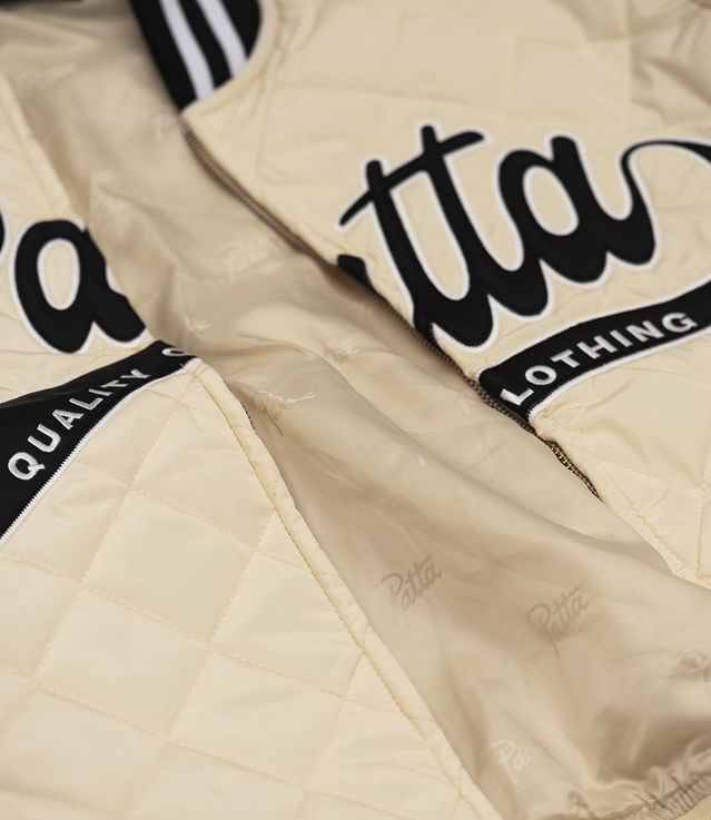 Patta sport quilted jacket cloud cream new arrivals