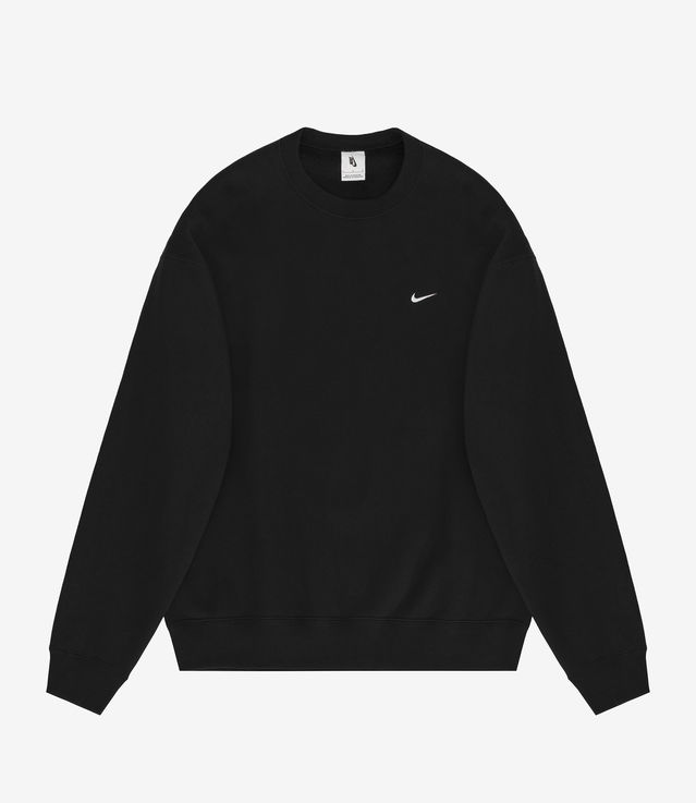 Shop NikeLab Embroidered Swoosh Sweat Black White at itk online store