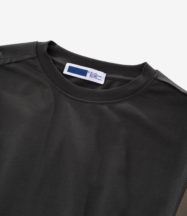 Shop Affxwrks Dual Sleeve T-Shirt Soft Black/Soft Brown at